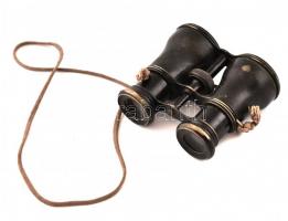 cca 1890 Fritsch - Wien távcső jelzett / Antique binoculars 11 cm