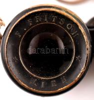 cca 1890 Fritsch - Wien távcső jelzett / Antique binoculars 11 cm