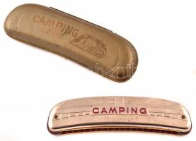 Hohner Camping szájharmónika 15,5 cm Eredeti tokkal, jó állapotban