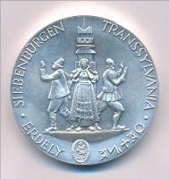 Kiss Nagy András (1930-1997) 1973. "Magyar Nemzetért / Erdély" Ag emlékérem (62,42g/0,999/...