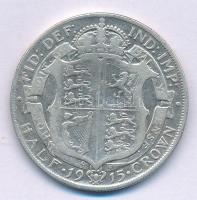 Nagy-Britannia 1915. 1/2C Ag "V. György" T:2-,3
Great Britain 1915. 1/2 Crown Ag "Ge...