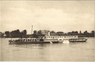 Franz Joseph I típusú lapátkerekes gőzhajó / Hungarian passenger steamship. Erste K.k. Priv. Donau-Dampfschiffahrts-Gesellschaft
