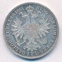 Ausztria 1861A 1Fl Ag "Ferenc József" T:1-
Austria 1861A 1 Florin Ag "Franz Joseph&q...