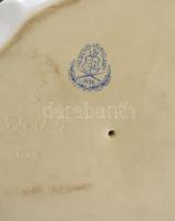 Herendi porcelán turul, kézzel festett, jelzett, kis kopásnyommal, m: 32 cm