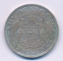 1938. 2P Ag "Madonna" a 3-as és 8-as számjegyek között vessző formájú anyagfölösleg? T:2-,...