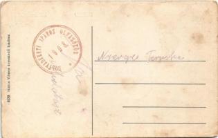 Beled, Rába részlet, evezős csónak. Háncs Vilmos kiadása + "Soltvadkerti Iparos Olvasókör 1908&...