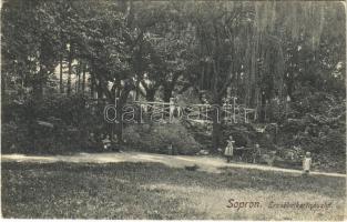 1909 Sopron, Erzsébet kert. Kummert L. utóda kiadása (Rb)