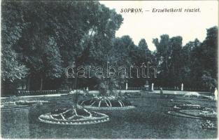 Sopron, Erzsébet kert. Piri Dániel kiadása