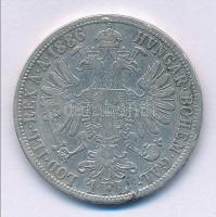 Ausztria 1886. 1Fl Ag "Ferenc József" T:2- 
Austria 1886. 1 Florin Ag "Franz Joseph&...