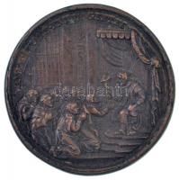 Olasz Államok / Pápai Állam ~1700. "XII. Ince pápa" Br emlékérem. Szign.: Hamerani (36mm) ...