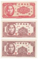 Kína / Hainan Bank 1949. 2c (2x)+ 5c T:I,I- China / Hainan Bank 1949. 2 Cents (2x) + 5 Cents C:UNC,AU