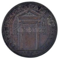 Olasz Államok / Pápai Állam 19. század. "XIII. Gergely pápa" Br emlékérem, az 1575. körüli...