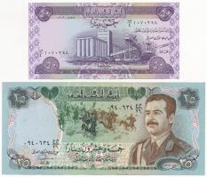 Irak 1986. 25D + 2003. 50D T:I Iraq 1986. 25 Dinars + 2003. 50 Dinars C:UNC