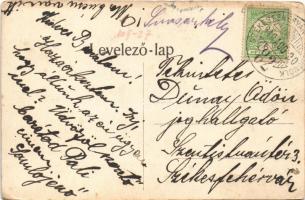 1910 Somlóhegy, Somlói várrom. Németh Sándor fényképész kiadása + "SZÉKESFEHÉRVÁR - CZELLDÖMÖLK...