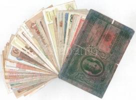 100db-os vegyes magyar és külföldi bankjegy tétel T:III-IV