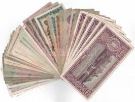 100db-os vegyes magyar és külföldi bankjegy tétel T:III-IV