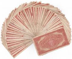 72db-os vegyes magyar korona bankjegy tétel 1920-ból + Cegléd 1919. 1K T:III-IV