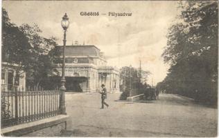 1915 Gödöllő, Pályaudvar, vasútállomás (fl)