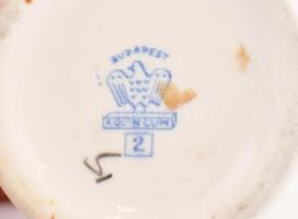 Aquincum porcelán váza Hévíz felirattal 8,5 cm + Hévíz kerámia 8x11 cm