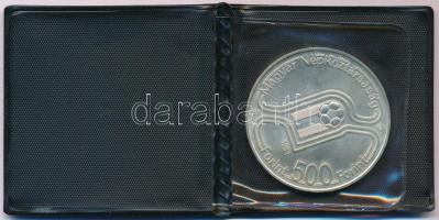 1981. 500Ft Ag "Labdarúgó Világbajnokság 1982 - 3 játékos" tokban T:BU 
Adamo EM64