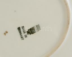 Zsolnay birkózó medvék, kézzel festett, jelzett (Markup Béla), hibátlan, m: 31 cm