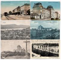 29 db RÉGI történelmi magyar város képeslap / 29 pre-1945 town-view postcards from the Kingdom of Hungary