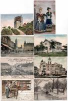 29 db RÉGI történelmi magyar város képeslap / 29 pre-1945 town-view postcards from the Kingdom of Hu...