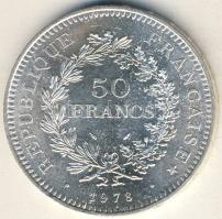 Franciaország 1978. 50Fr Ag T:2/2+
