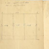 cca 1930-40 Petry Béla (1902-1996): Brasil pavillon bejárati ajtai (építészeti tervrajz). Ceruza, pa...