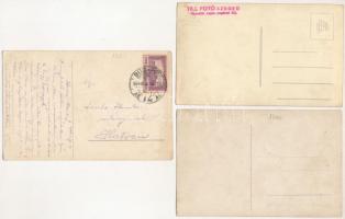 3 db RÉGI magyar katonai képeslap és fotó: csoportképek (Till Foto Szeged) / 3 pre-1945 Hungarian mi...