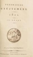 1818-1830 Tudományos Gyűjtemény 16 kötete: 

1818 2. évf. IV., V., VIII. (javított, pótolt gerincc...