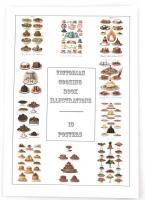 Victorian Cooking Book Illustrations 10 poszters, modern nyomat, 46x32 cm