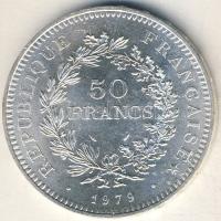 Franciaország 1979. 50Fr Ag T:2+