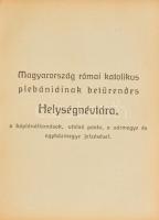 A római katolikus papság kézikönyve. Összeáll. Dvorzsák János. Bp., 1908, Müller K., LXXX+336+40+2 p...