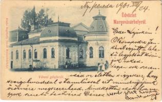 1901 Marosvásárhely, Targu Mures; Városi gőzfürdő. Bogdánffy István kiadása / spa