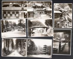 cca 1960-70 Nikko, Japán, 8 db fotó, 10x7 cm