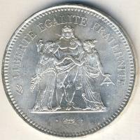 Franciaország 1979. 50Fr Ag T:1-/2+ apró ph