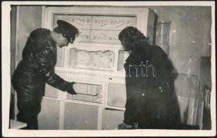 1959 Házkutatás, fotó, 9x14 cm