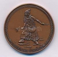 2000. "MÉE köszönti az Államalapítás ezredik évfordulóját" Br naptárérem (42,5mm) T:1-