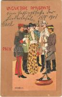 1901 La Guerre Amusante Paix s: M. Raschka (Raphael Kirchner)