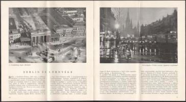 1936 Berlin, Berlini olimpiai játékok magyar nyelvű, gazdagon illusztrált ismertető füzete, 19p /
1...