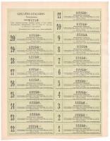 Budapest 1912. "Duna-Szávai Helyi Érdekű Vasút Részvénytársaság" törzsrészvénye 200K-ról m...