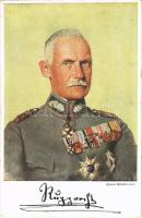 Rupprecht von Bayern / Rupprecht, Crown Prince of Bavaria. WWI German military art postcard s: Robert Strüdel