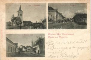 Alsó Domboru, main square, Herman  grocery