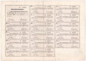 Budapest 1924. " 'KÉVE' Mezőgazdasági Iparfejlesztési és Hitelintézet Rt." 50 ré...