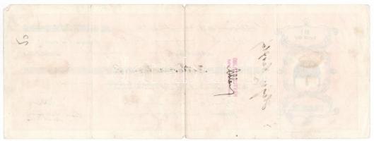 ~1930-1931. 5db-os kitöltött váltó tétel magyar és csehszlovák bélyegekkel, bélyegzésekkel T:III