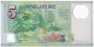 Szingapúr 2007. 5$ T:III Singapore 2007. 5 Dollars C:F Krause P#47