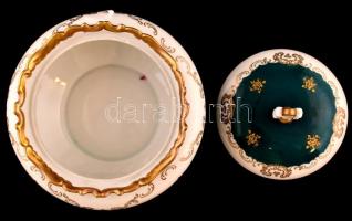 Rosenthal porcelán leveses kínáló tál. Matricás, jelzett, hibátlan. d:22 cm, m: 17 cm