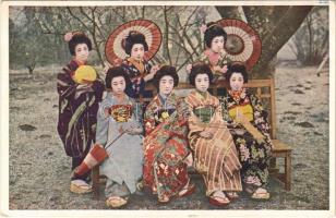 Japanese folklore, geishas