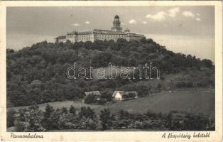 Pannonhalma, Győrszentmárton; Bencés főapátság keletről (fl)